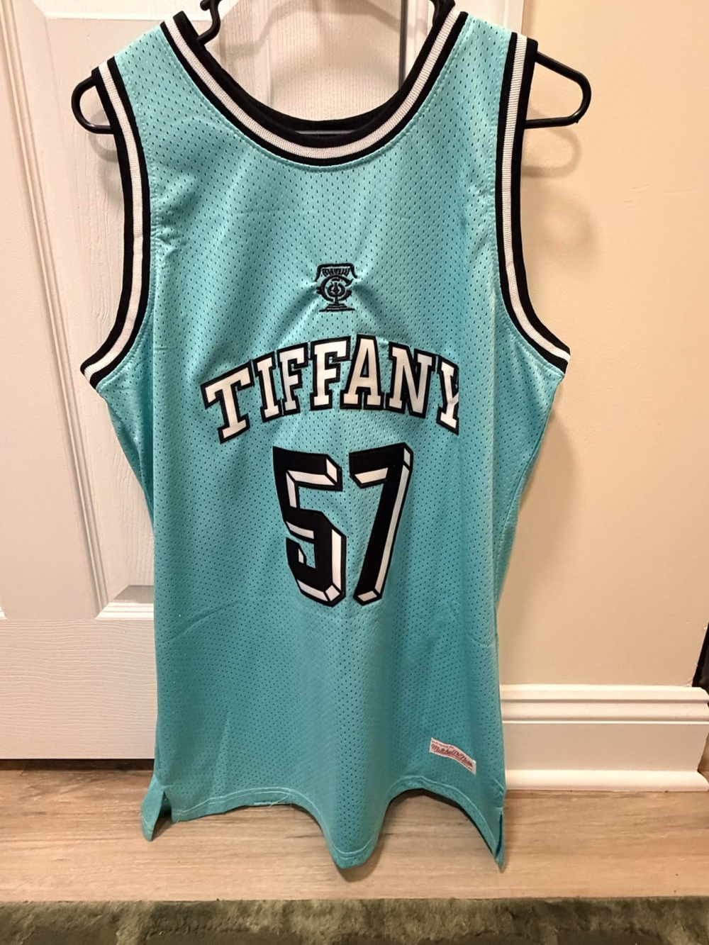 NBA Teal TIFFANY 57 Mesh Basketball Jersey